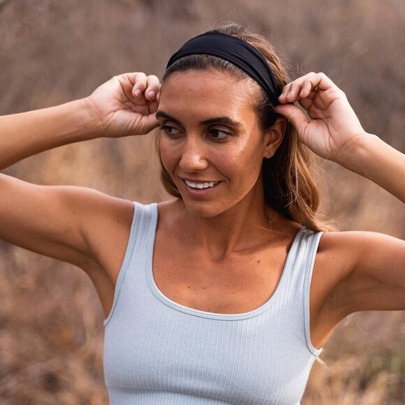 Sport Headbands for Girls and Women Adjustable Non Slip Yoga Running - Picture 8 of 9